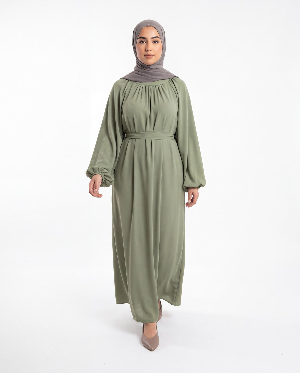 Robe Rawiya - Vert Olive