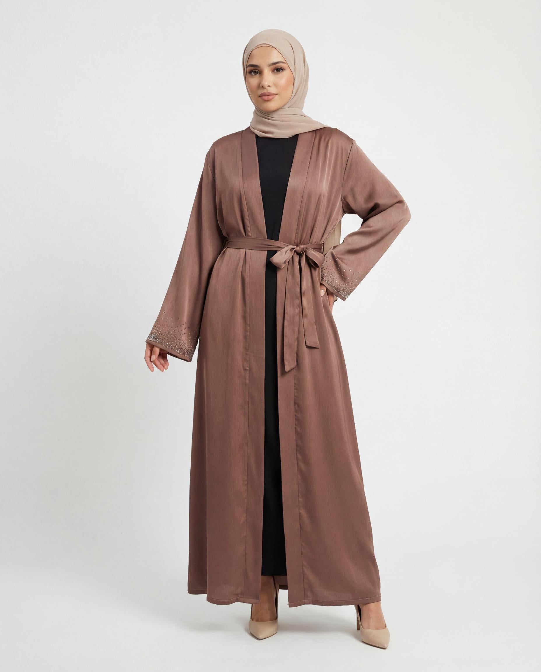 Kimono Ayem - Marron noisette