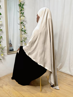 Khimar Khadija - Blanc Cassé