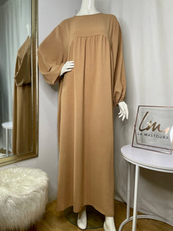 Abaya Nada - Beige Caramel