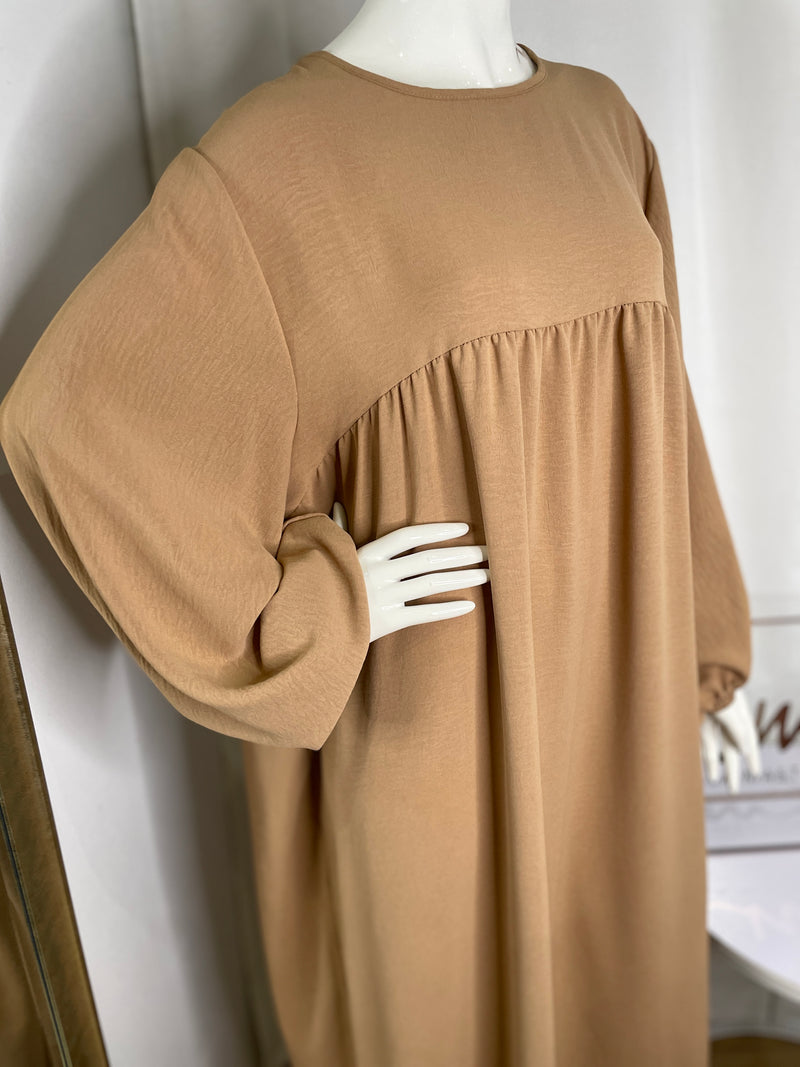 Abaya Nada - Beige Caramel