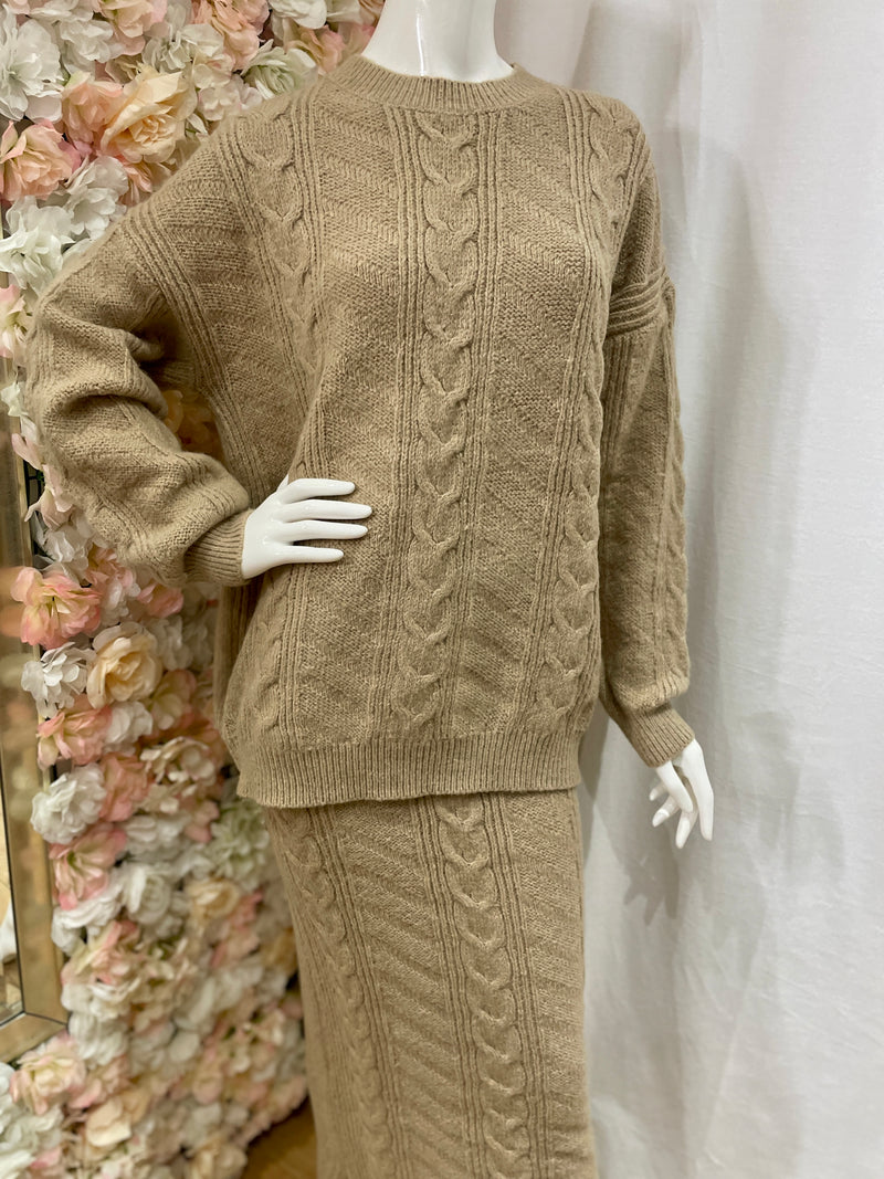 Ensemble Jupe Kayla - Beige désert