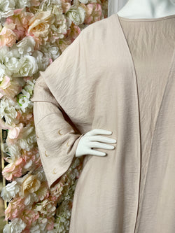 Ensemble Kimono Qamar - Beige Clair