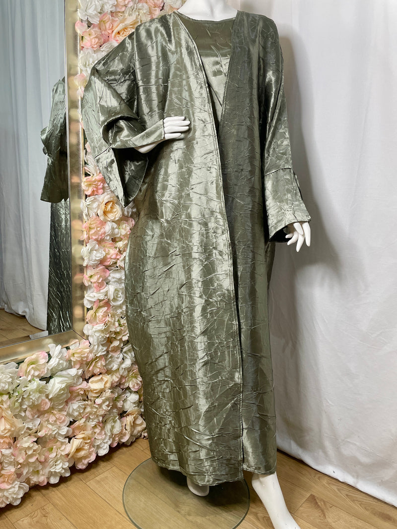 Ensemble Kimono Mariama - Vert Olive