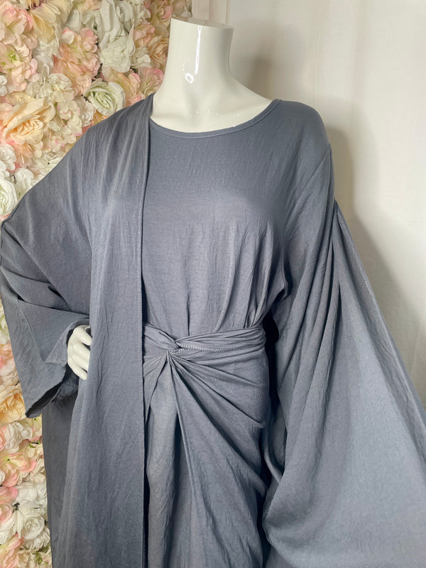 Ensemble Kimono Alia - Gris Foncé