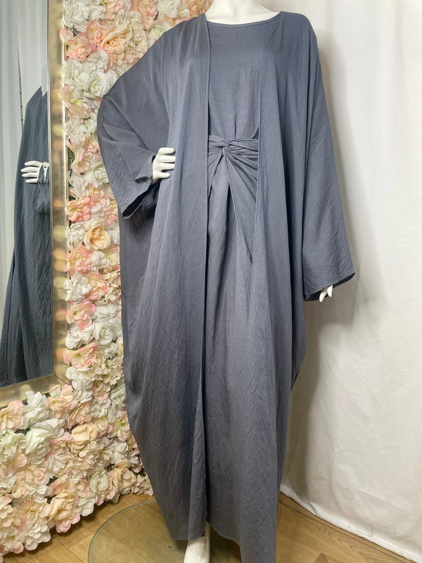 Alia Kimono Set - Navy Blue