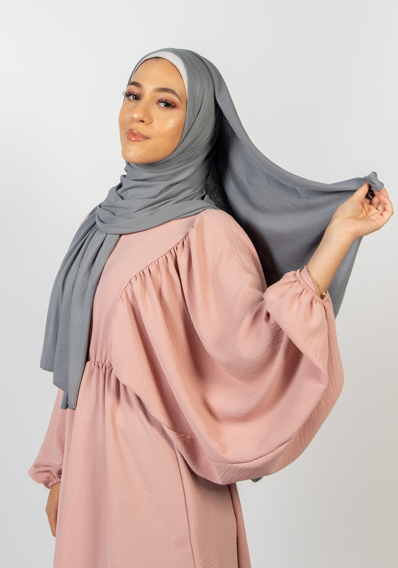 Hijab jersey - Gris "Plomo"