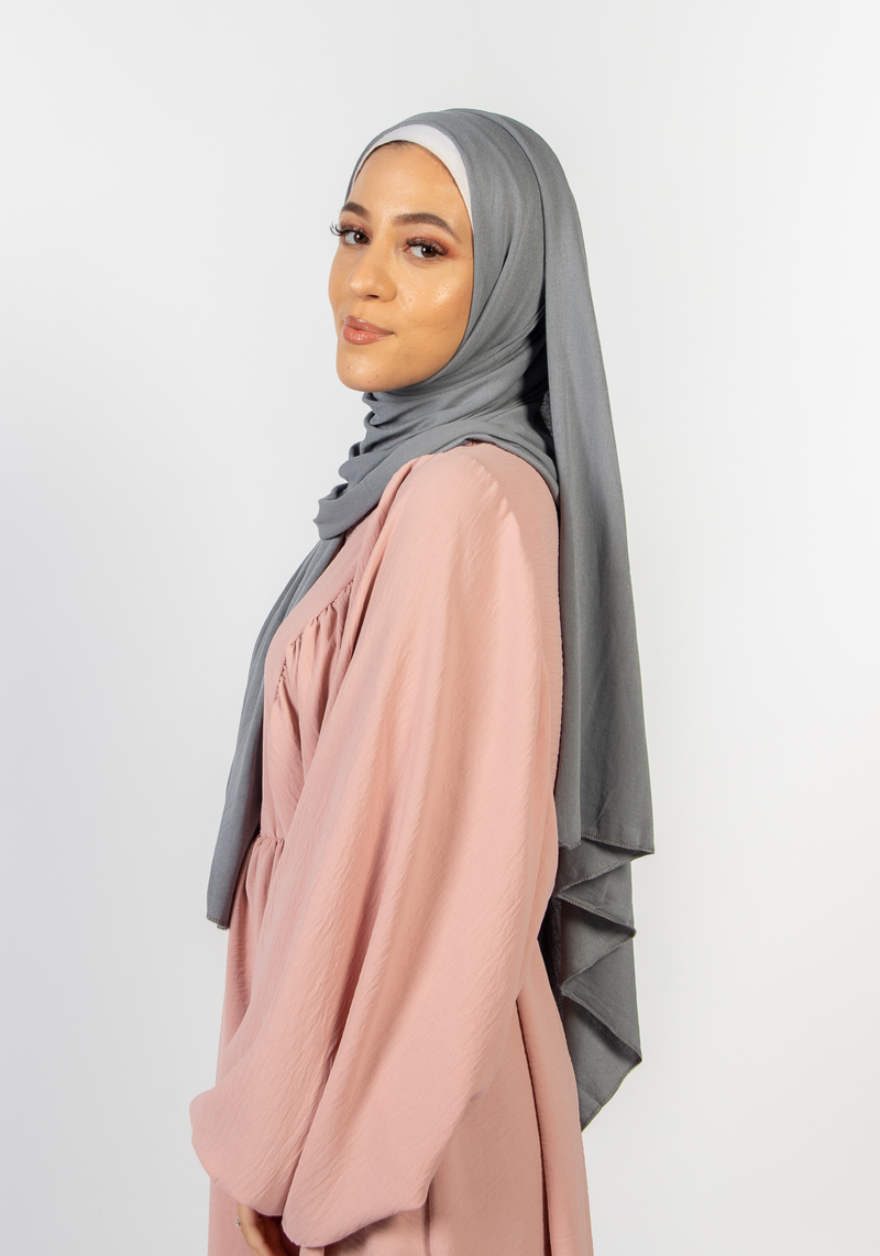 Hijab jersey - Gris "Plomo"