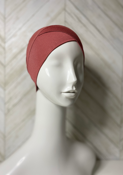 Crossover Beanie - Dark Pink