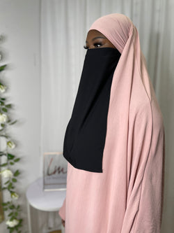 Half Niqab - Black