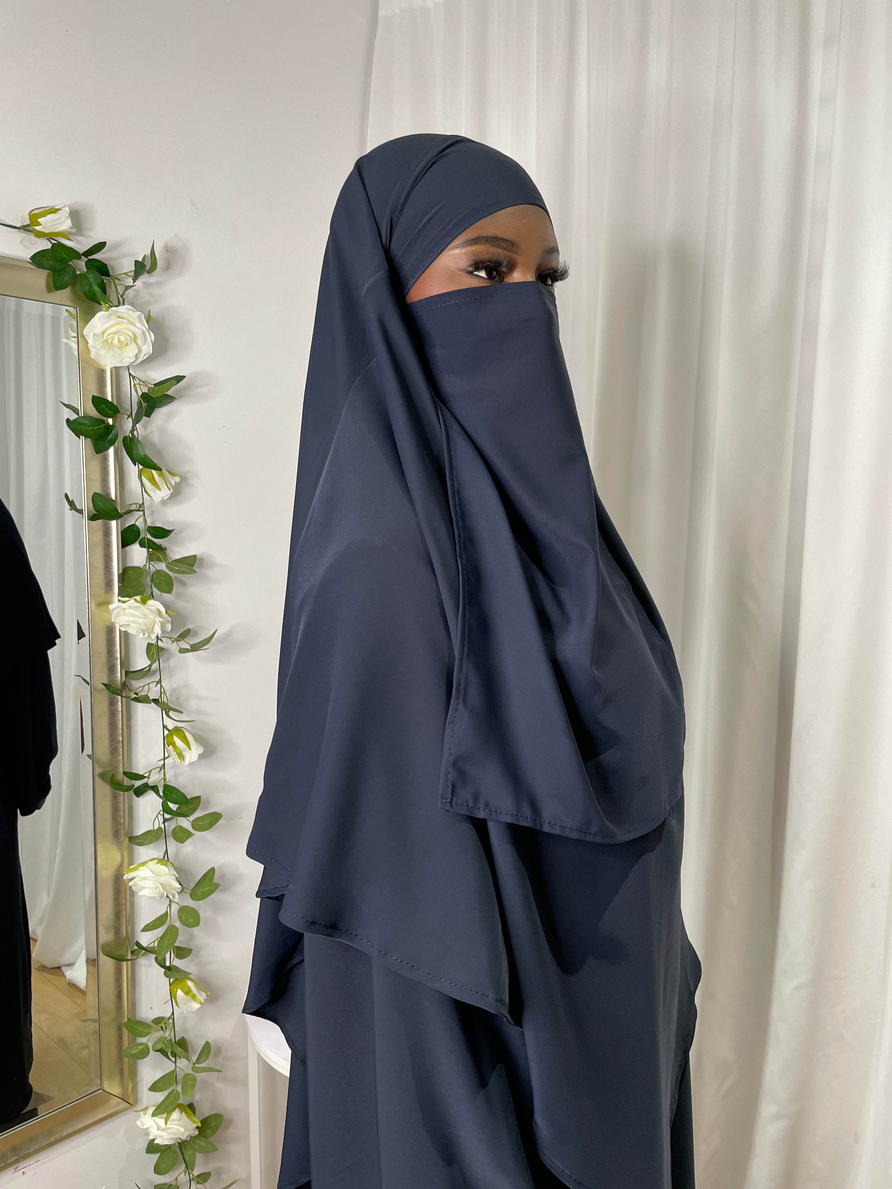 Half Niqab - Bleu Marine