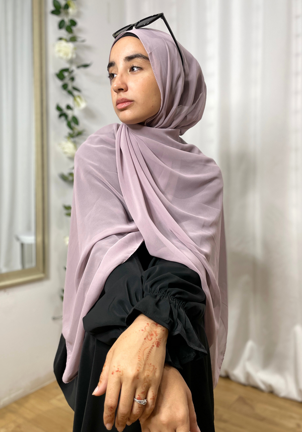 Hijab Chiffon - Lilac "Malva"