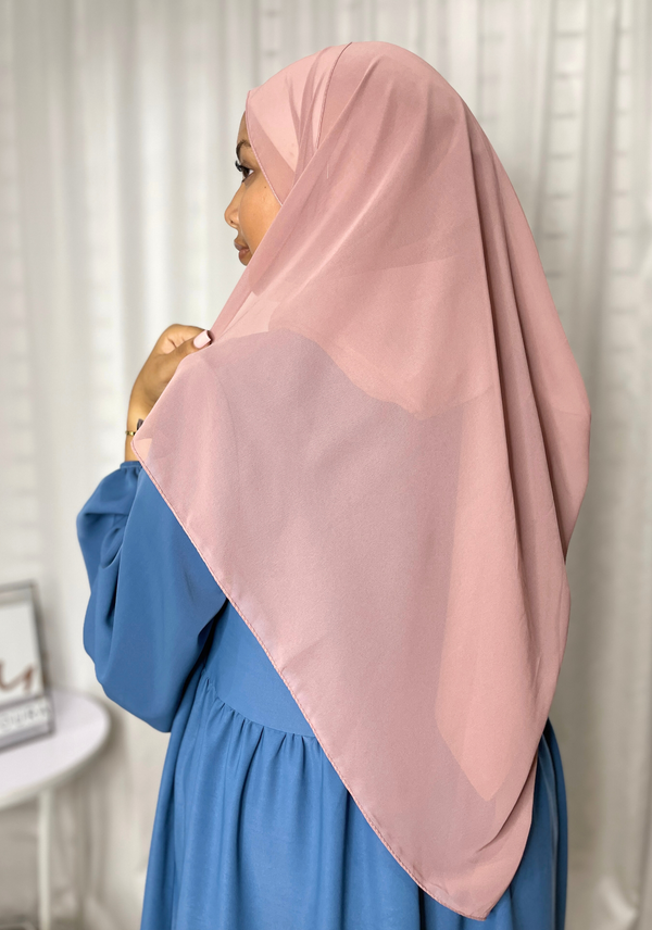 Chiffon hijab - Pink "Viejo"