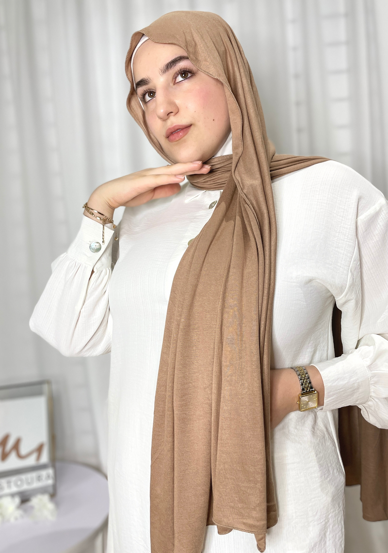 Hijab Jersey - Beige "Sepia"