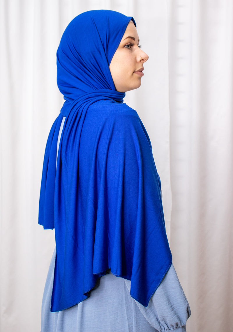 Hijab Jersey - Bleu "Electrico"