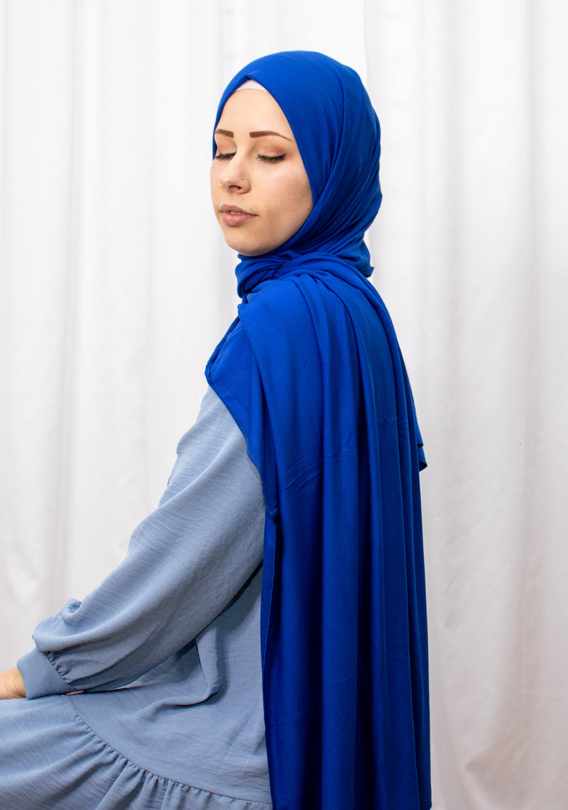 Hijab Jersey - Bleu "Electrico"