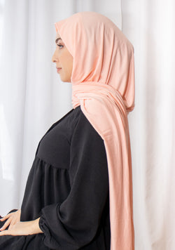 Hijab Jersey - Pink "Salmón"