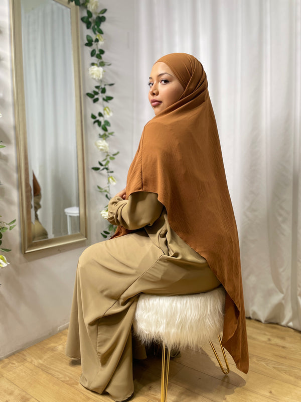 Khimar Khadija - Brown Camel