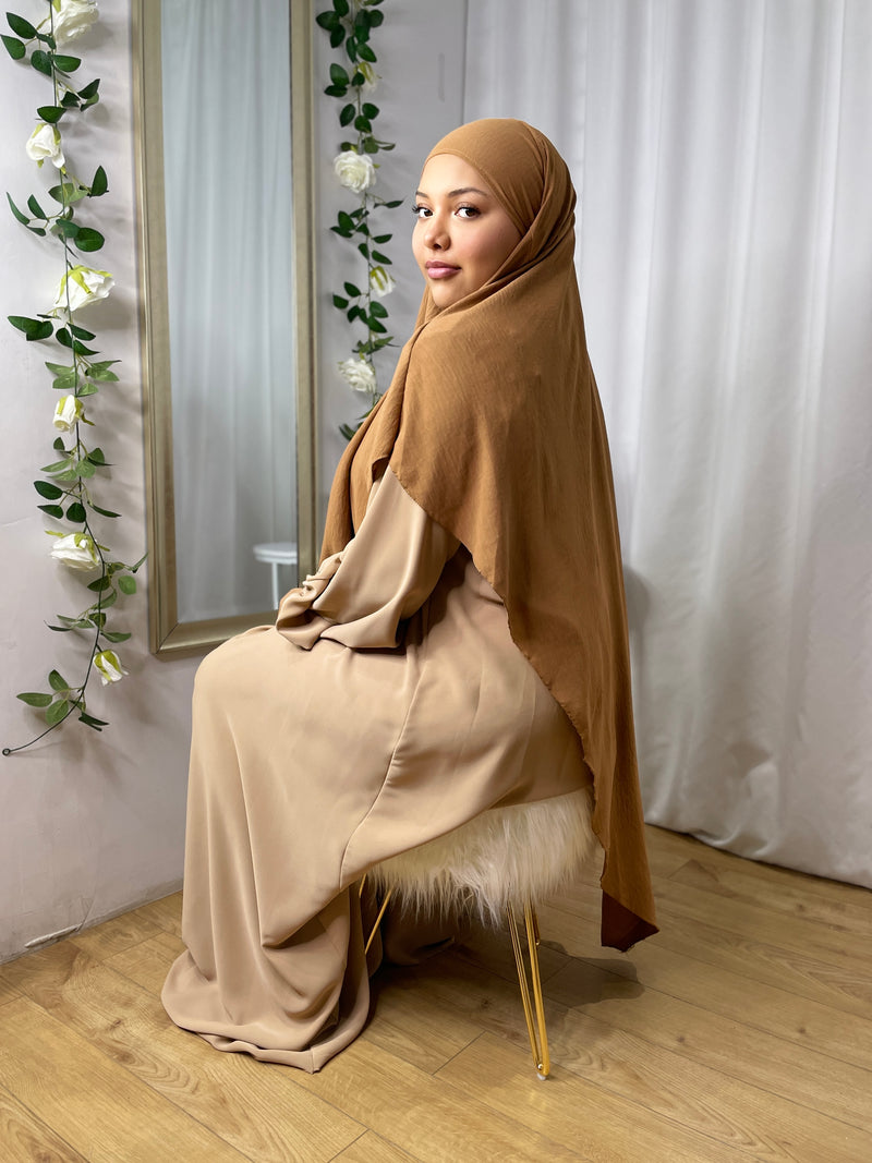 Khimar Khadija - Beige Moka