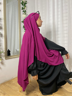 Khimar Khadija - Mauve Prune