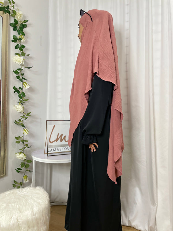 Khimar Khadija - Rose Saumon