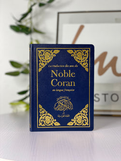 The Koran in French language - Blue