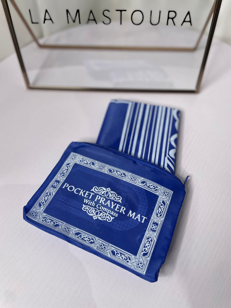 Pocket prayer mat - Blue